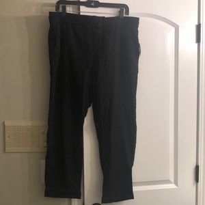 Old navy mid rise linen crop pant